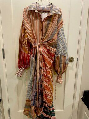 Zimmerman balloons sleeve dress NWT